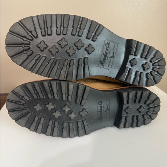 Hawke & Co Harrison Leather Work Boot Tan Brown Water Resistant Lace-Up Men's 11 - Picture 6 of 11